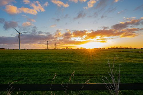 Sunrise in Friesland