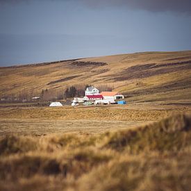 Typisches Haus in Island von Jonathan Verhoeven