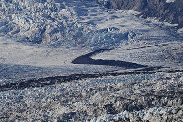 Le glacier Columbia dans le détroit du Prince William, dans les montagnes Chugach de l'ouest de l'Al sur Frank Fichtmüller