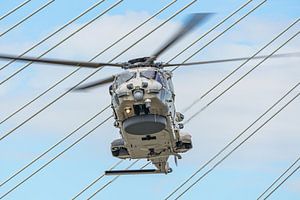 Welthafentage 2018: NH-90-Hubschrauber im Einsatz.