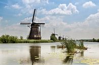 Kinderdijk Molen par Ab Wubben Aperçu