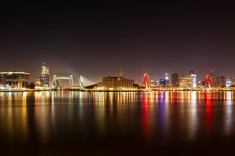 Skyline Rotterdam by Edwin van der Kooij