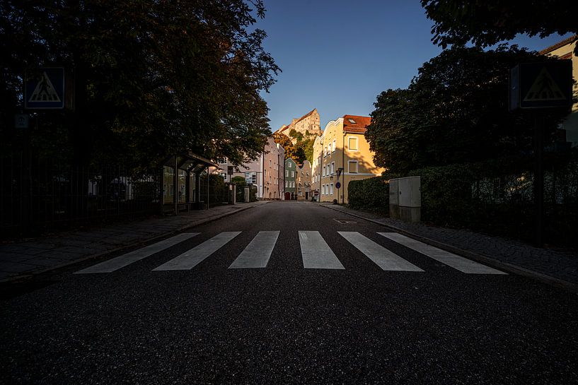 Burghausen op de Salzach van altmodern