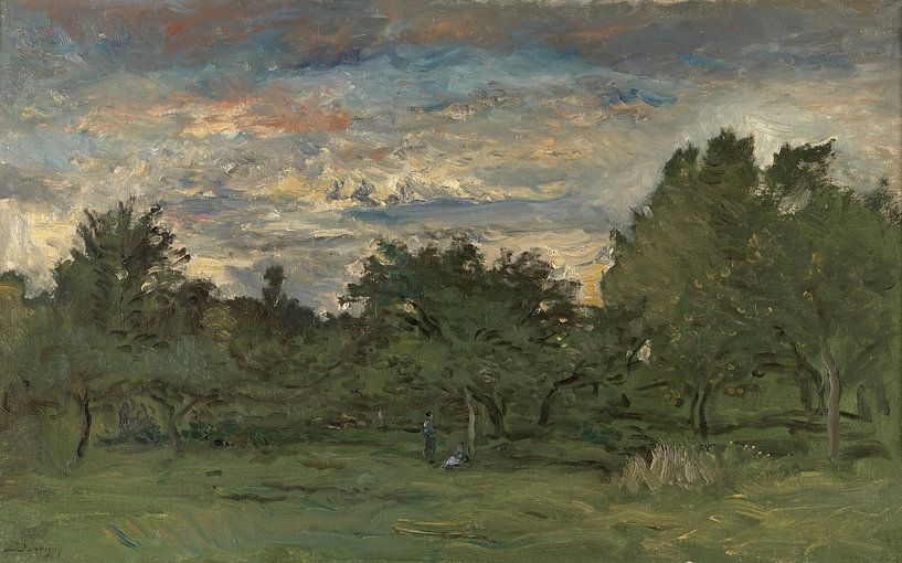 Verger de nuit, Charles-François Daubigny par All the Masters