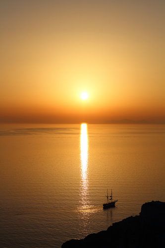 Sonnenuntergang Santorin