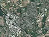 Aerial photo of Veghel by Maps Are Art thumbnail