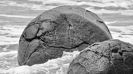 Les rochers de Moeraki, Nouvelle-Zélande sur Beat Hühnli