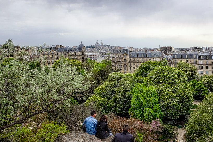 Uitzicht op Parijs van Johan Vanbockryck