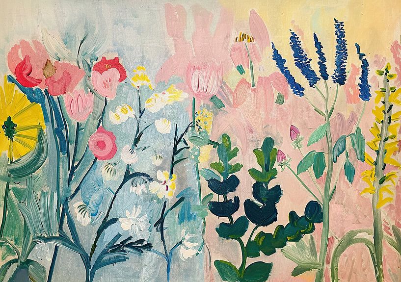Flowers Abstract Wildflowers Colourful by Niklas Maximilian