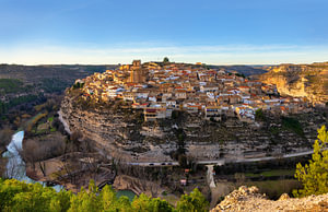 Blick über Jorquera, Spanien