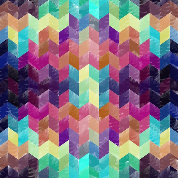Kristall Geometrischer Hintergrund von Amir Faysal