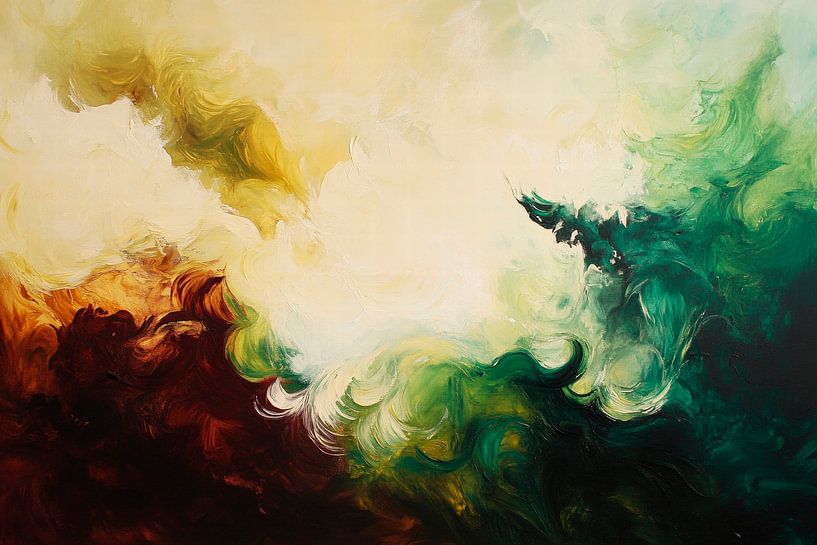 Naturliche Farbenspiele – Abstrakt von Poster Art Shop