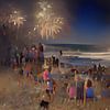 Nuit d'été sur la plage sur MMDAWorks