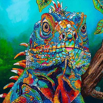 Vue du roi sur Happy Paintings / Renata Rolefes