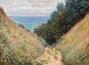 Weg bij La Cavée, Pourville, Claude Monet