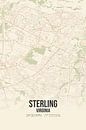 Vintage map of Sterling (Virginia), USA. by MyCityPoster thumbnail