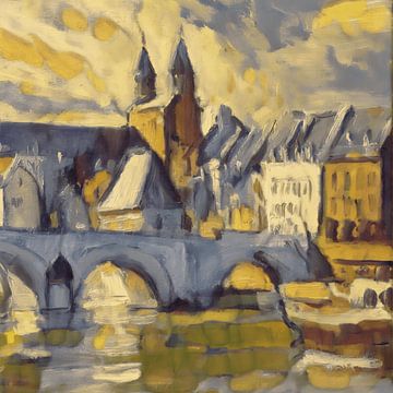 OLV en de Sint Servaasbrug van Nop Briex