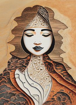 Desert Woman by Gisela- Art for You