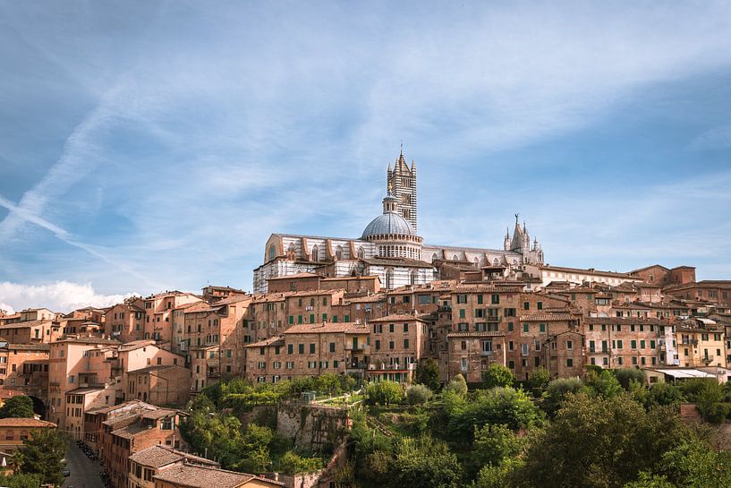 Skyline von Siena, Italien von Jelmer Laernoes