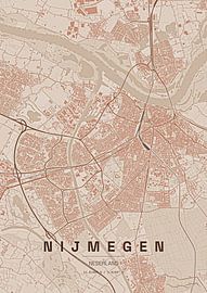 Stadtplan von Nimwegen von Stef van Campen