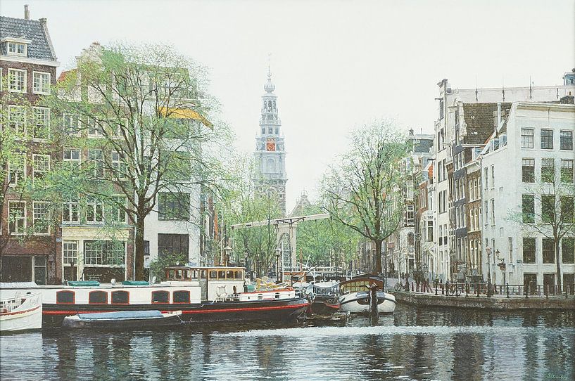 Peinture : Amster-Groenburgwal, Amsterdam par Igor Shterenberg