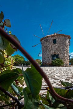 Grichenland, Zakyntos, Windmühle aus stein von Fotos by Jan Wehnert
