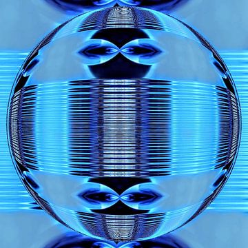 Sphère bleue