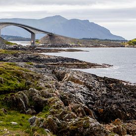 Storseisundet brug in de Atlantic road van Henk Langerak