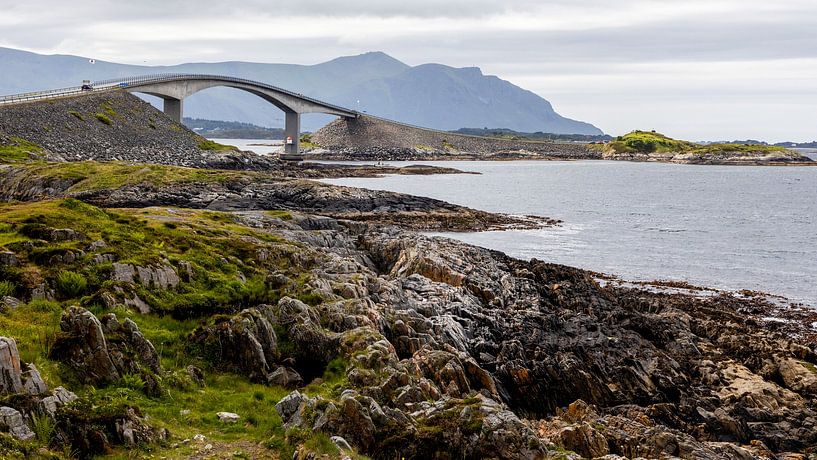 Storseisundet bridge in the Atlantic road by Henk Langerak