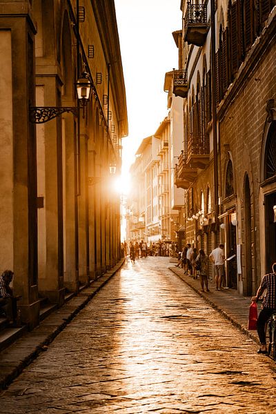 Sunset on the streets by Laura Visser - traveling art