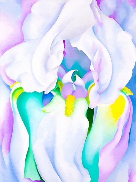 Georgia OKeeffe - La lumière de l'iris par Vivanne