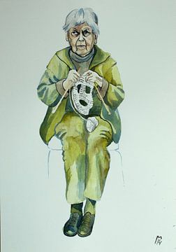 elderly lady sur Renée Teunis