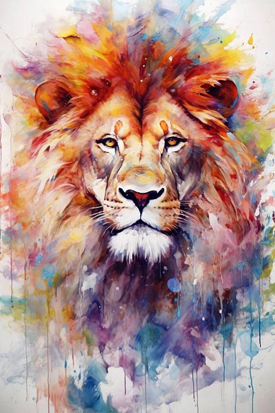 Lion portrait by ARTemberaubend