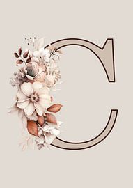 Initiale bohémienne : C - Art pour enfants sur Digital Art Lover