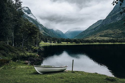 Verstilling norvégienne | Le petit bateau typique des vallées intérieures de Norvège