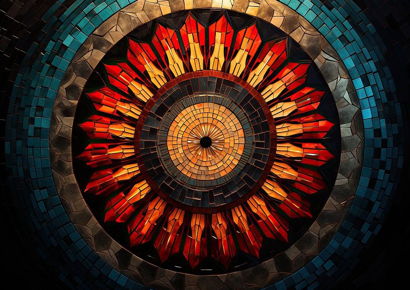 Mandala Colourful 58930 by Abstract Painting