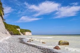 Roches de craie de Rügen, mer Baltique après l'effondrement de la craie sur GH Foto & Artdesign