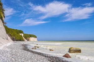 Kreidefelsen Rügen, Ostsee nach Kreideababruch