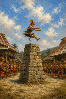 Leap of Honor – Fahombo Nias, North Sumatra, Indonesia