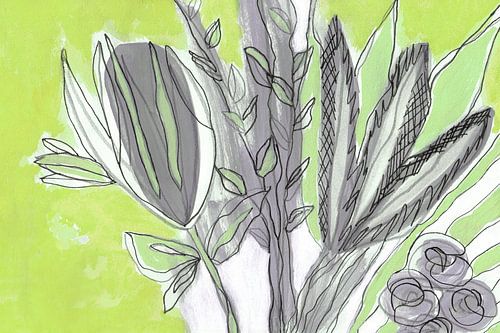 Verse groene planten
