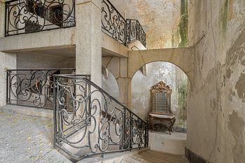 Verlaten kasteel in Frankrijk