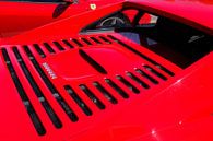 Detail op een rode Ferrari F355 sportwagen van Sjoerd van der Wal Fotografie thumbnail