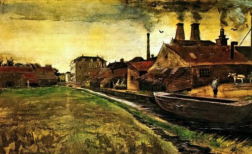 Moulin à fer à La Haye - Vincent van Gogh