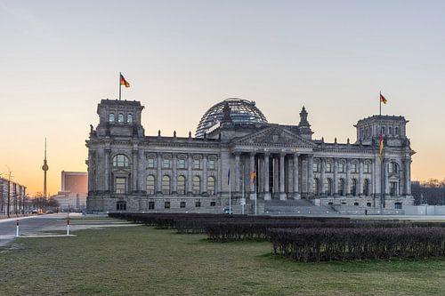 Reichstag Berlin in the morning