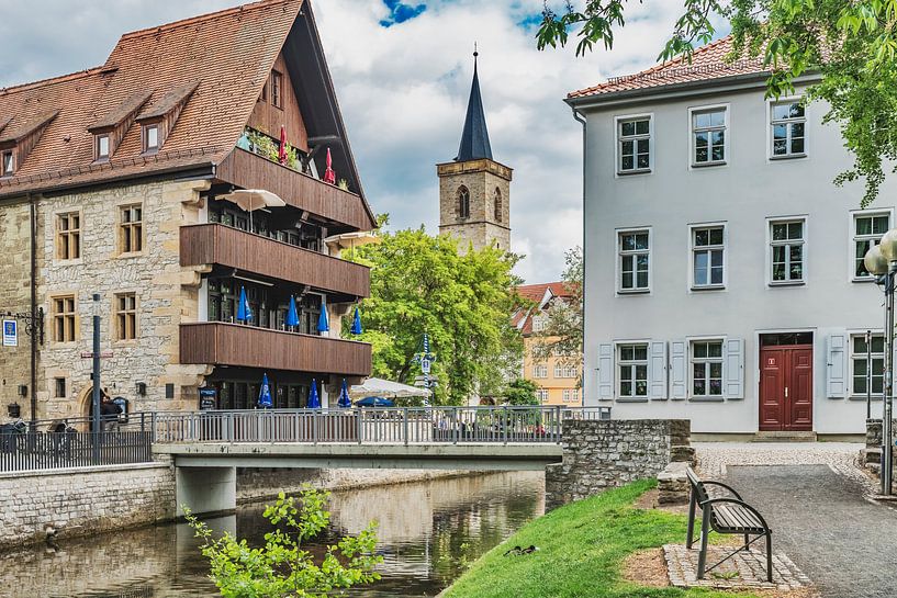 In the old town of Erfurt by Gunter Kirsch