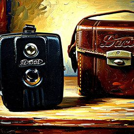 Boxkamera mit Fototasche von DeVerviersBelgium