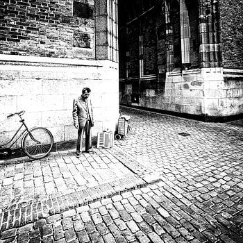 Straatmuzikant Utrecht Domstad