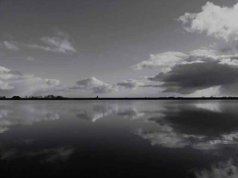 5. Landschap, natuurgebied,  kwelder  Noarderleech. van Alies werk