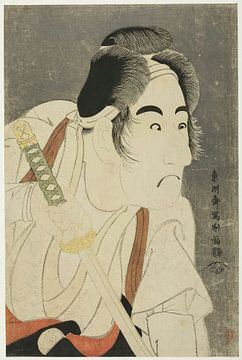 Toshusai Sharak - De acteur Bando Mitsugoro II als Ishii Genzo van Peter Balan
