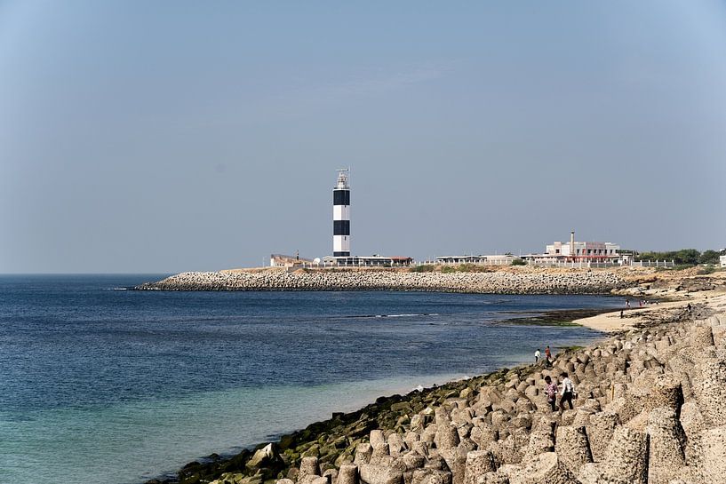 Dwarka, a breathtaking view of its lighthouse by Frank Photos